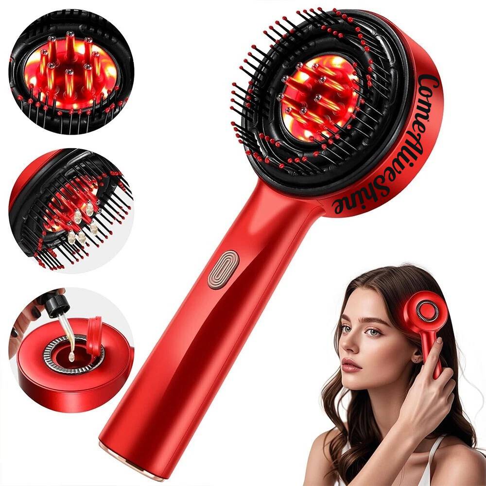 ComeAliveShine™ Red Light Massaging Brush